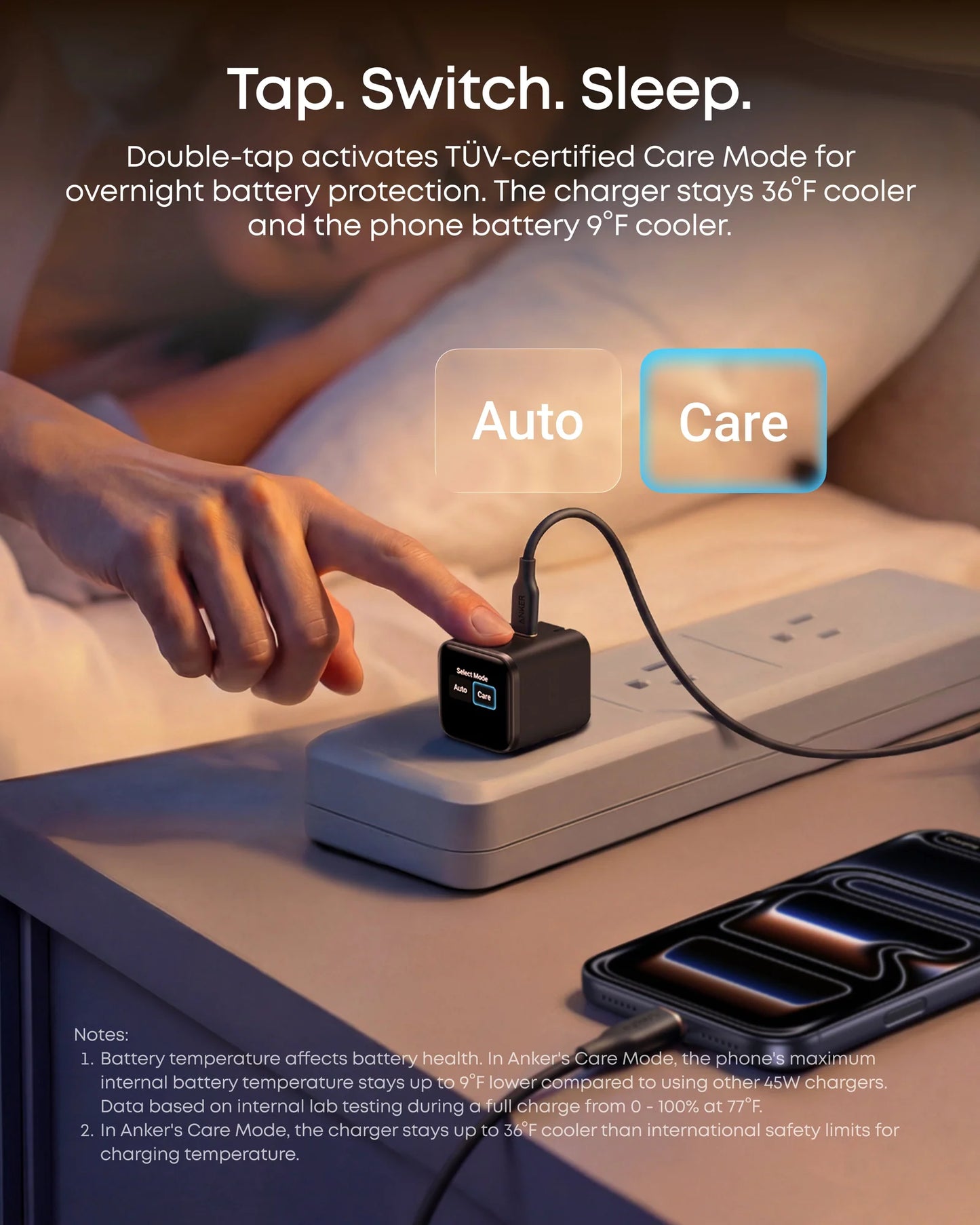 3-in-1 AI Smart Charging 45W Dock™  Touch Control | Adaptive Power | Fast Charging