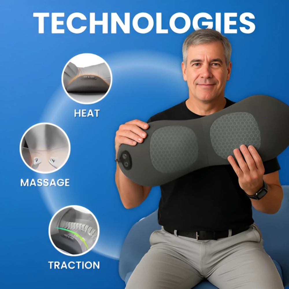 Triple Fusion Pillow Massager