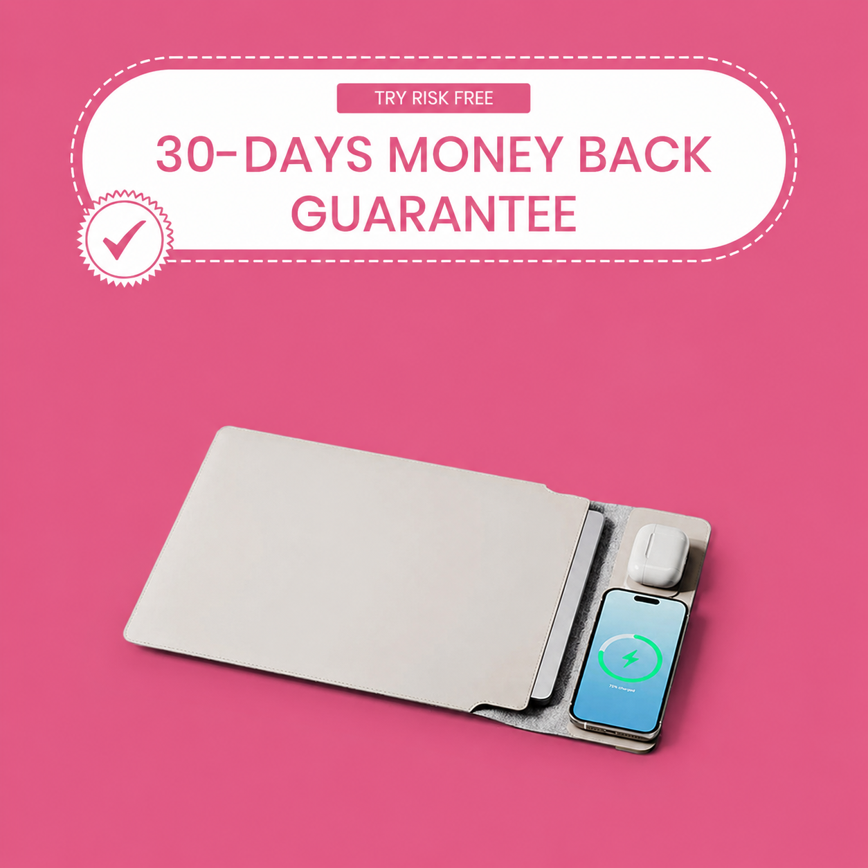 4 in 1 Wiresless Charging Laptop Sleeve
