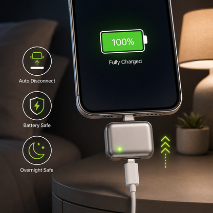140W Auto-Disconnect Type C - Fast & Smart AI Recognition Charger with Full Charge Protection