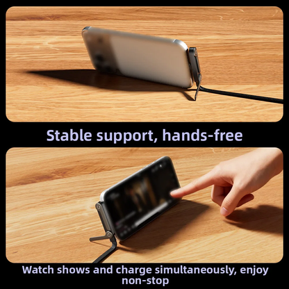 240W Fast Charging Foldable Phone Holder Data Cable